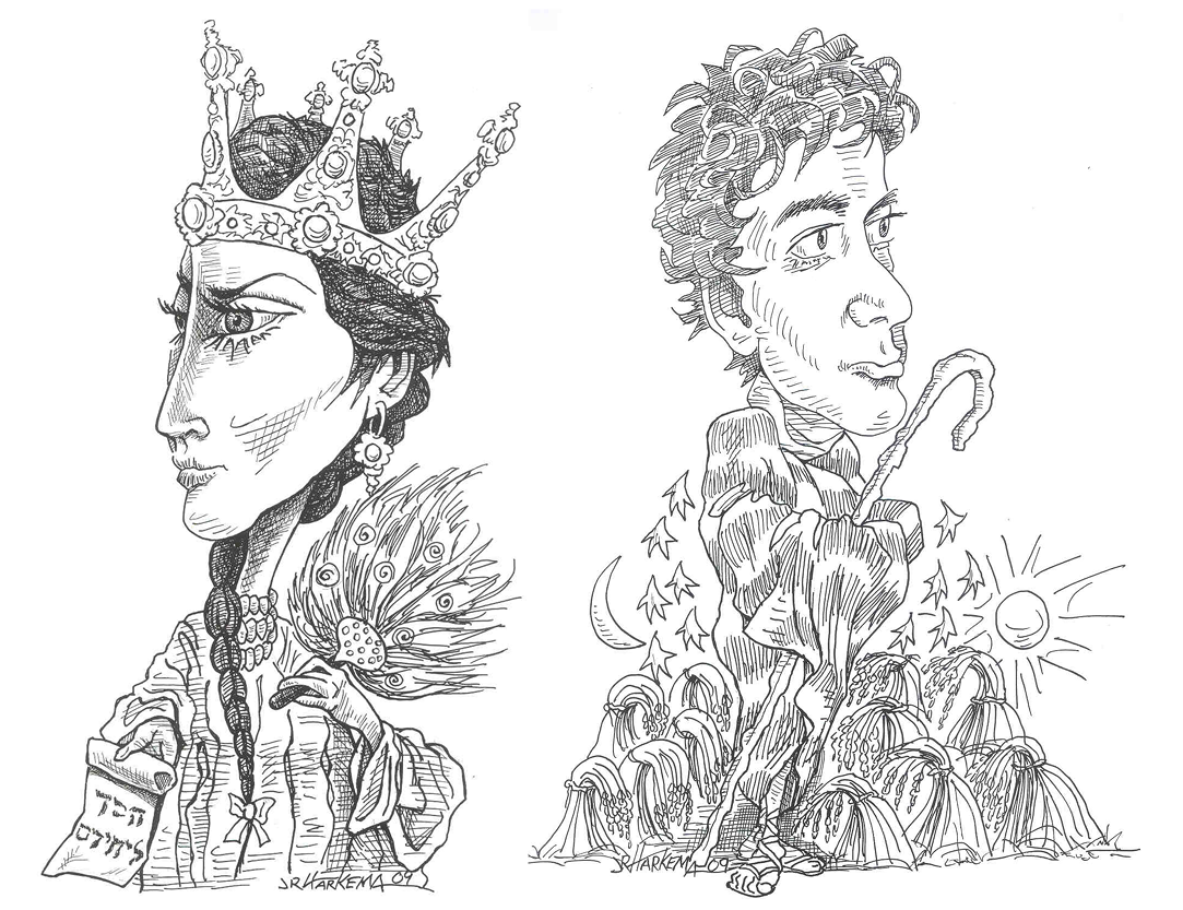 caricatures by Jack Harkema