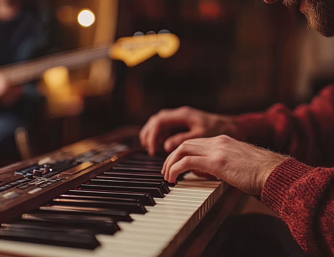 Playing the keyboard